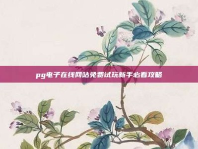 pg电子在线网站免费试玩新手必看攻略