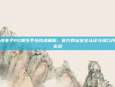 星光电子PG娱乐平台技术解析：官方网址安全认证与接口开发实战