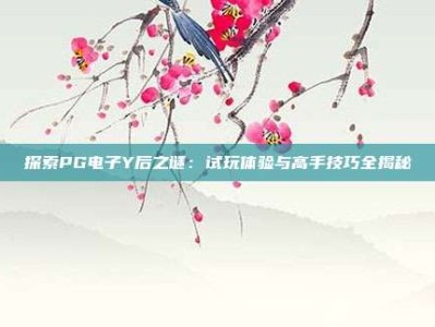 探索PG电子Y后之谜：试玩体验与高手技巧全揭秘