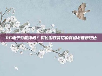 PG电子有规律吗？揭秘游戏背后的真相与健康玩法