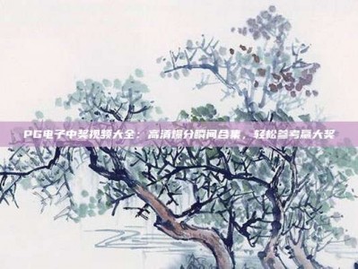 PG电子中奖视频大全：高清爆分瞬间合集，轻松参考赢大奖