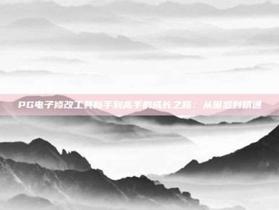 PG电子修改工具新手到高手的成长之路：从困惑到精通
