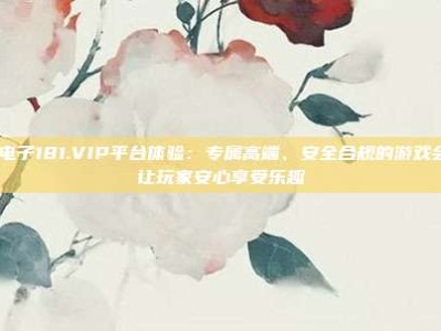 PG电子181.VIP平台体验：专属高端、安全合规的游戏会所，让玩家安心享受乐趣