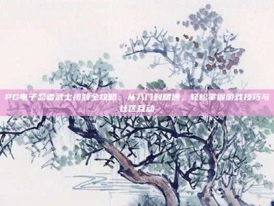 PG电子忍者武士视频全攻略：从入门到精通，轻松掌握游戏技巧与社区互动