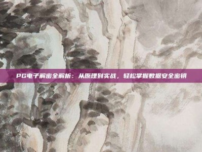 PG电子解密全解析：从原理到实战，轻松掌握数据安全密钥