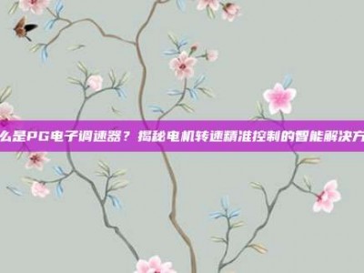 什么是PG电子调速器？揭秘电机转速精准控制的智能解决方案