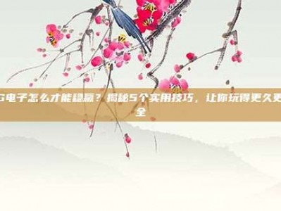 PG电子怎么才能稳赢？揭秘5个实用技巧，让你玩得更久更安全