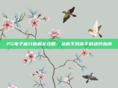 PG电子藏分图解全攻略：从新手到高手的进阶指南