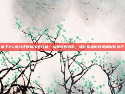 电子PG高分视频制作全攻略：从策划到爆款，轻松掌握游戏视频创作技巧