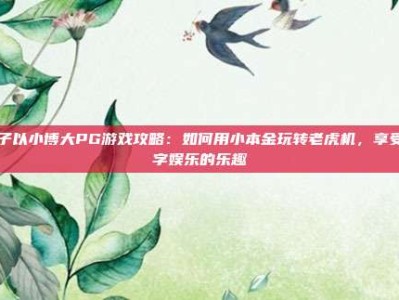 电子以小博大PG游戏攻略：如何用小本金玩转老虎机，享受数字娱乐的乐趣