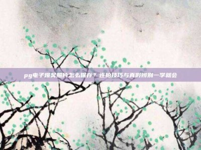 pg电子爆奖照片怎么保存？连拍技巧与真假辨别一学就会