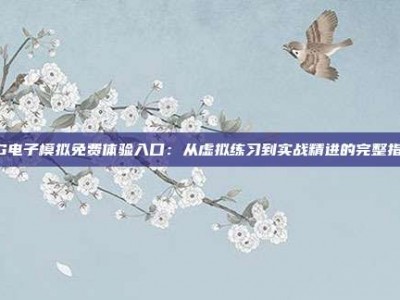 PG电子模拟免费体验入口：从虚拟练习到实战精进的完整指南