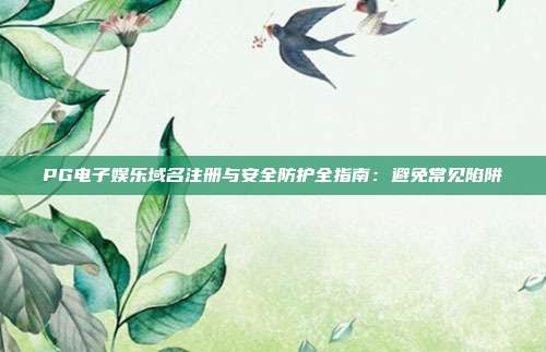 PG电子娱乐域名注册与安全防护全指南：避免常见陷阱