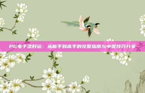 PG电子添好运：从新手到高手的完整指南与中奖技巧分享