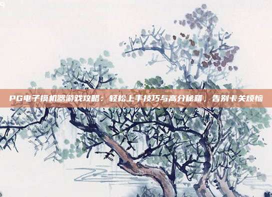 PG电子摸机器游戏攻略：轻松上手技巧与高分秘籍，告别卡关烦恼