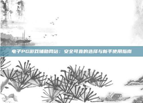电子PG游戏辅助网站：安全可靠的选择与新手使用指南