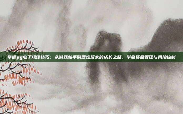 掌握pg电子规律技巧：从游戏新手到理性玩家的成长之路，学会资金管理与风险控制