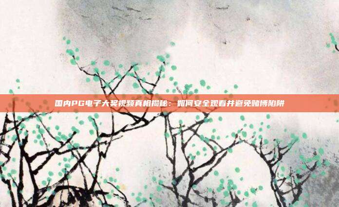 国内PG电子大奖视频真相揭秘：如何安全观看并避免赌博陷阱