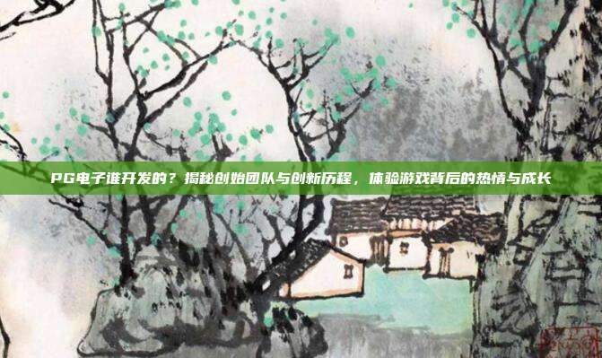 PG电子谁开发的？揭秘创始团队与创新历程，体验游戏背后的热情与成长