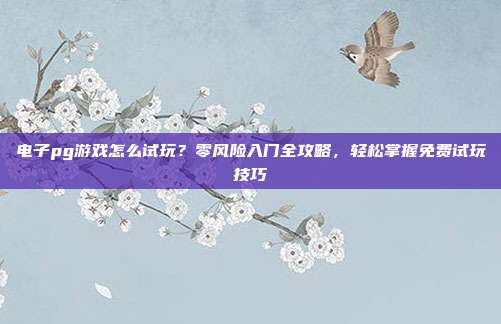 电子pg游戏怎么试玩?零风险入门全攻略,轻松掌握免费试玩技巧