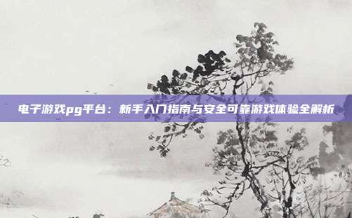 电子游戏pg平台:新手入门指南与安全可靠游戏体验全解析