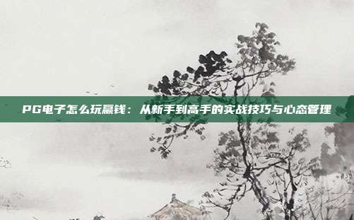 PG电子怎么玩赢钱：从新手到高手的实战技巧与心态管理