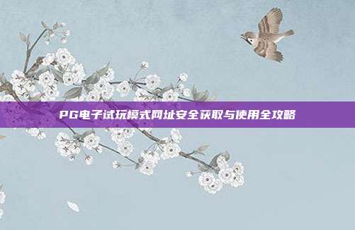 PG电子试玩模式网址安全获取与使用全攻略