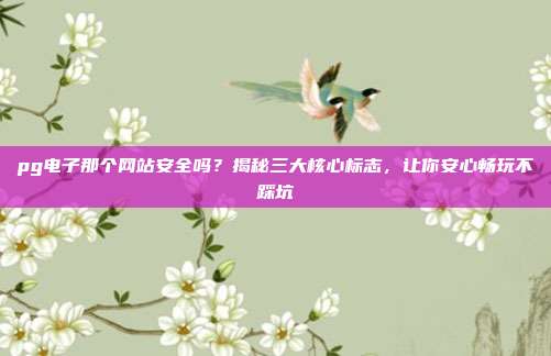 pg电子那个网站安全吗?揭秘三大核心标志,让你安心畅玩不踩坑