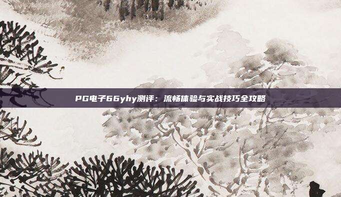PG电子66yhy测评：流畅体验与实战技巧全攻略