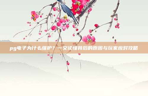 pg电子为什么维护？一文读懂背后的原因与玩家应对攻略