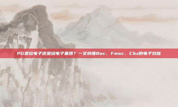 PG是拉电子还是给电子基团?一文搞懂Boc、Fmoc、Cbz的电子效应