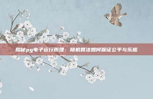 揭秘pg电子运行原理：随机算法如何保证公平与乐趣