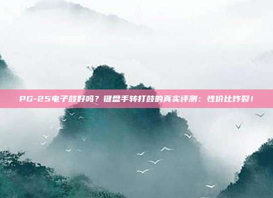 PG-25电子鼓好吗？键盘手转打鼓的真实评测：性价比炸裂！