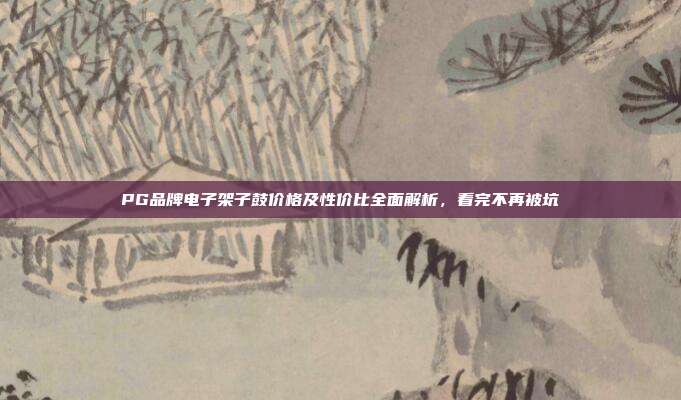 PG品牌电子架子鼓价格及性价比全面解析，看完不再被坑