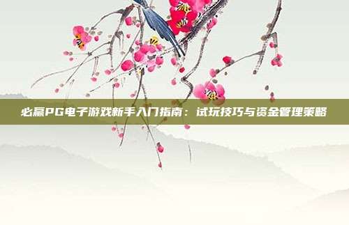 必赢PG电子游戏新手入门指南:试玩技巧与资金管理策略