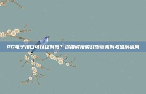 PG电子接口可以控制吗?深度解析游戏输赢机制与破解骗局