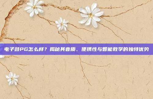 电子鼓PG怎么样？揭秘其音质、便携性与智能教学的独特优势