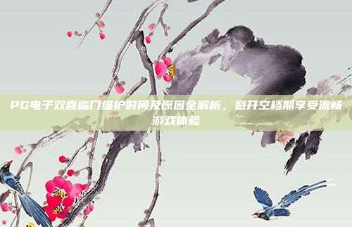 PG电子双喜临门维护时间及原因全解析，避开空档期享受流畅游戏体验