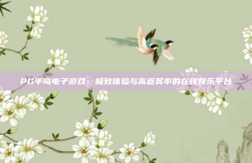 PG半岛电子游戏:极致体验与高返奖率的在线娱乐平台