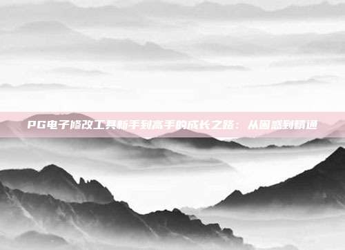 PG电子修改工具新手到高手的成长之路：从困惑到精通