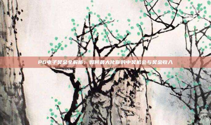 PG电子奖金全解析：如何最大化你的中奖机会与奖金收入