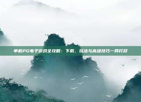 单机PG电子游戏全攻略：下载、玩法与高级技巧一网打尽