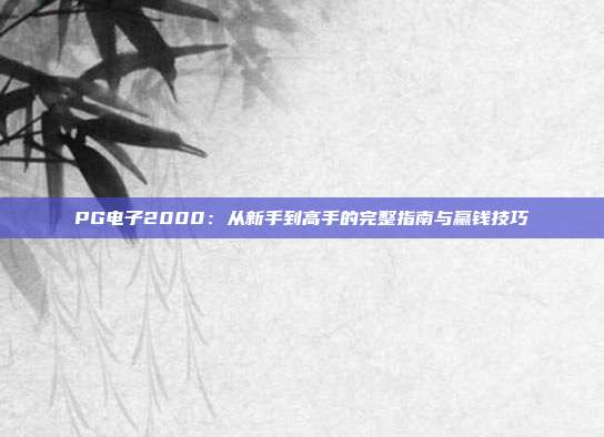 PG电子2000：从新手到高手的完整指南与赢钱技巧