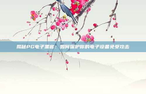 揭秘PG电子黑客:如何保护你的电子设备免受攻击
